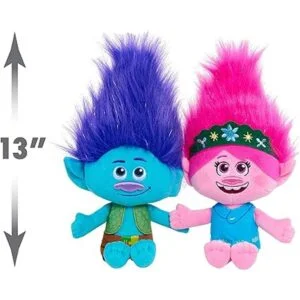 Trolls World Tour Poppy Branch Friendship Paquete de 2