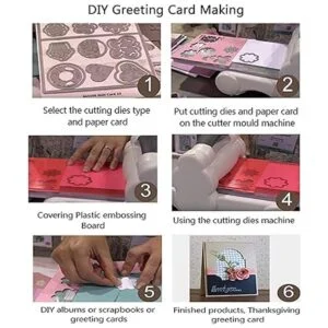 Troqueles de metal con flores de hojas plantillas de