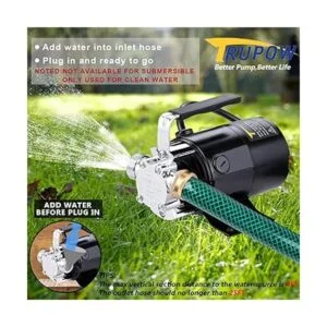 Trupow 110HP 330GPH mini bomba de agua portátil de_5