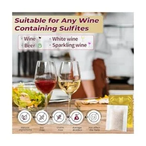 Trobing Filtro de vino 12 bolsas elimina sulfitos_5