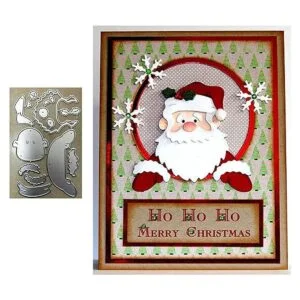 Troqueles de corte de metal de Papá Noel de Navidad