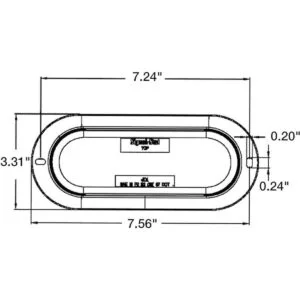 TruckLite Señal LED 6060C STAT Mdl 60BU_5