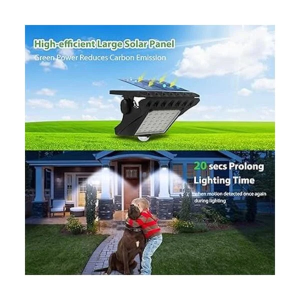 Tryme Luces solares de 45 luces LED con clip para_3