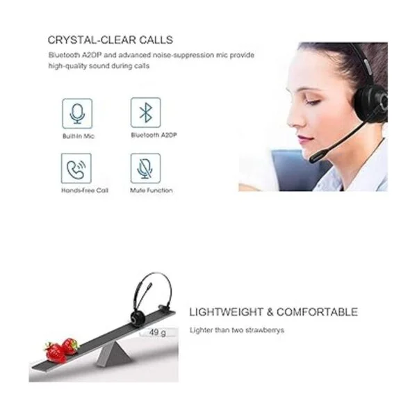 Trucker Bluetooth Headset RAOPINGX Auriculares_2