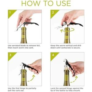 True TrueTap Sacacorchos de camarero con doble bisagra_4