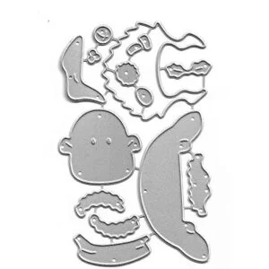 Troqueles de corte de metal de Papá Noel de Navidad