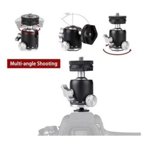 Trípode de cámara Mini soporte de cabeza de bola con_2