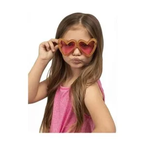 Trolls Gafas de sol con diseño de corazón de amapola con_3