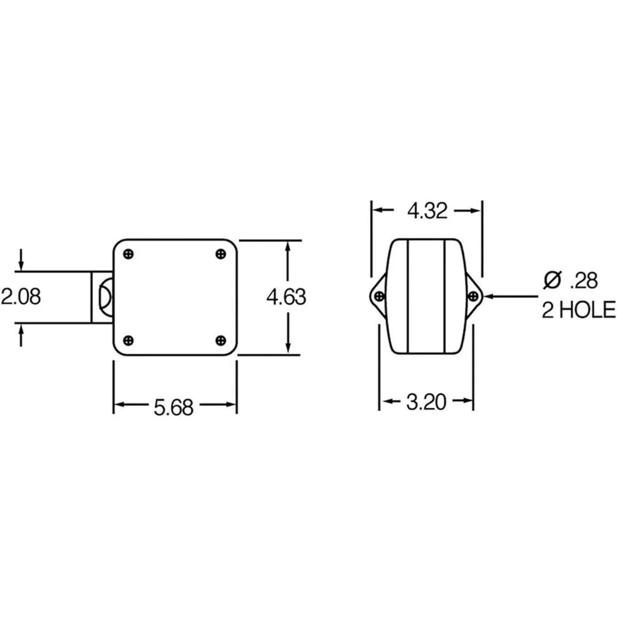 TruckLite 4872AA Lámpara de señal de giro de doble cara_4