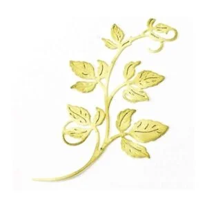 Troqueles de metal con flores de hojas plantillas de