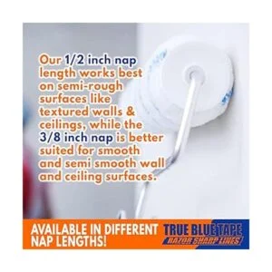 True Blue Cubiertas profesionales de rodillo de pintura de