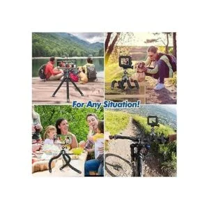 Trípode de teléfono mini flexible ajustable para teléfono_5