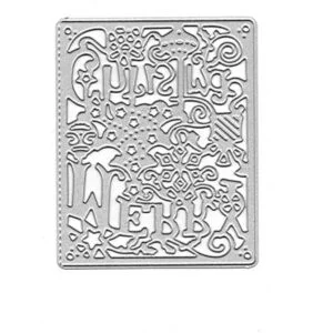 Troqueles de metal con diseño de árbol de Navidad con