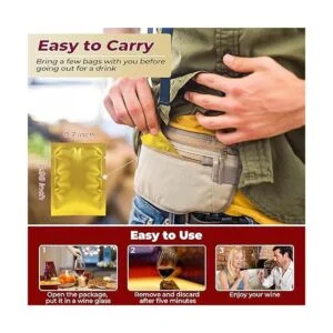 Trobing Filtro de vino 12 bolsas elimina sulfitos_6