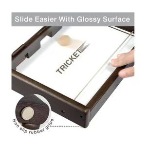 Tricket VS Checkers juegos de mesa portátiles de madera_4