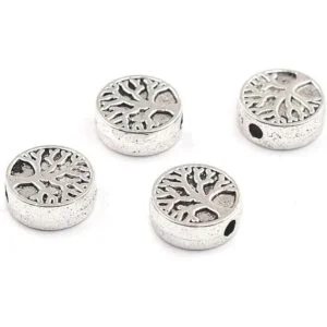 Tree of Life Cuentas espaciadoras pequeñas paquete de 95_3