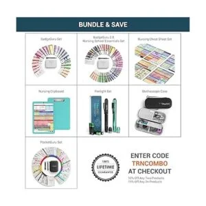 Tribe RN Portapapeles de enfermería con almacenamiento_3