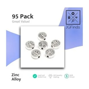 Tree of Life Cuentas espaciadoras pequeñas paquete de 95_2