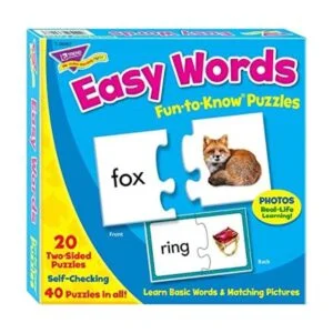 Trend Enterprises FuntoKnow Puzzles Easy Words Learn_1