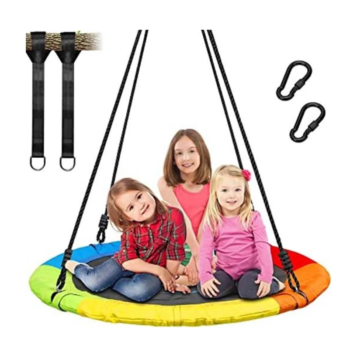 Trekassy Columpio de platillo de 40.0 pulgadas soporta_1