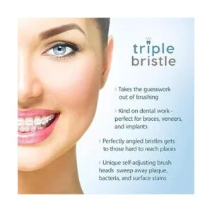 Triple Bristle GO Cepillo de dientes Sonic portátil AA_5