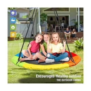 Trekassy Columpio de platillo de 40.0 pulgadas soporta_6