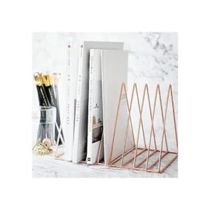 Triangle File Folder Racks and Magazine Holder10 Section_3