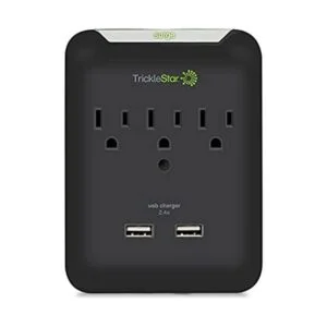 TrickleStar TS1207 Grifo de alimentación de 3 tomas con_1