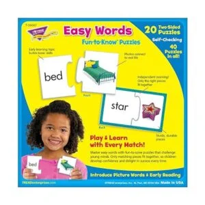 Trend Enterprises FuntoKnow Puzzles Easy Words Learn_3