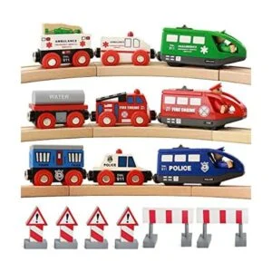 Trenes de rescate con batería de On Track USA. Incluye 3_1
