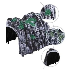 Toyvian 3pcs Modelo de tren de paisaje tren tren tren de_2