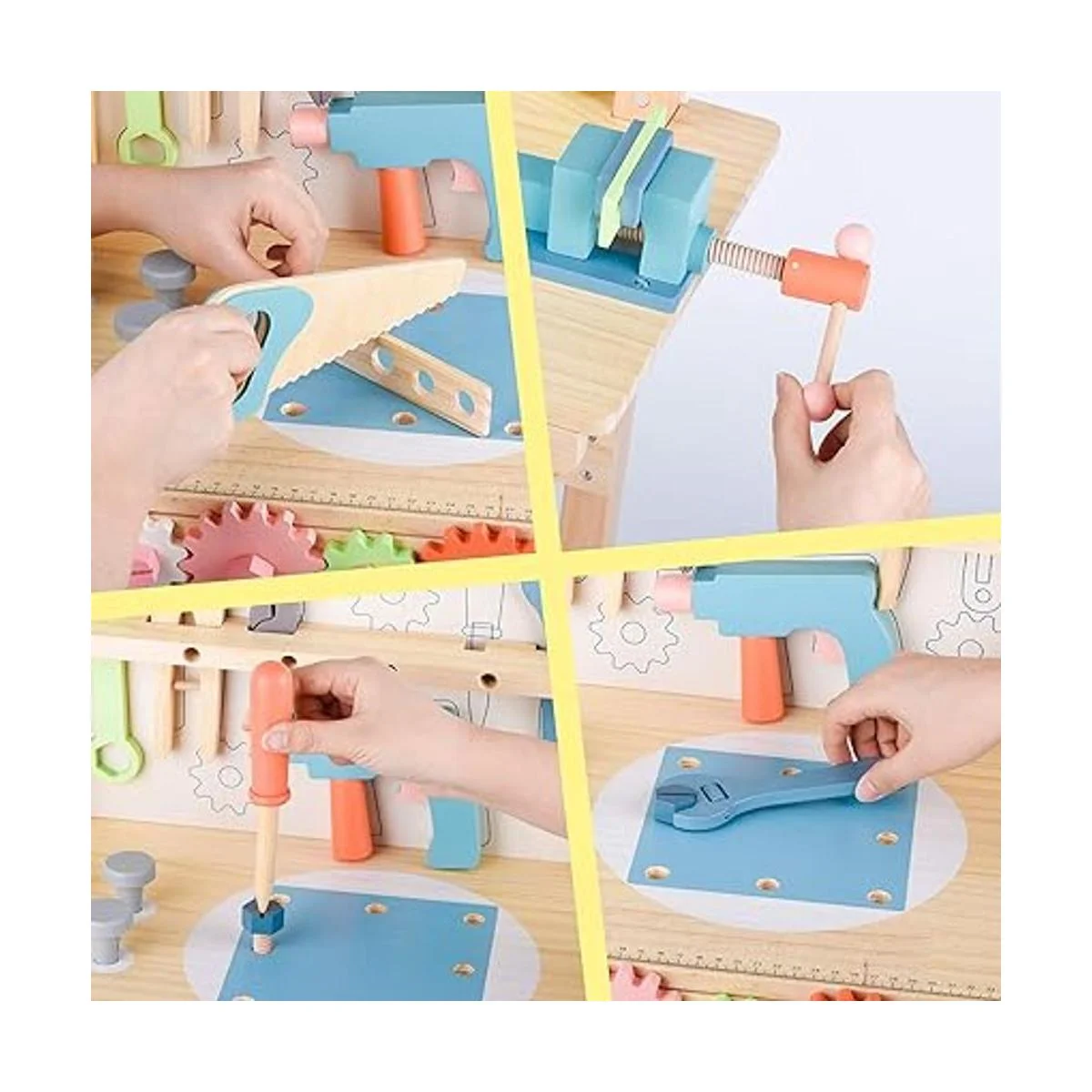 Toywoo Banco de herramientas para niños banco de trabajo_2