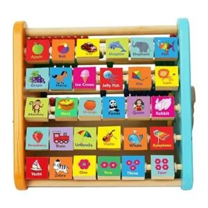 Towo Centro de actividades de madera juguetes en forma_3