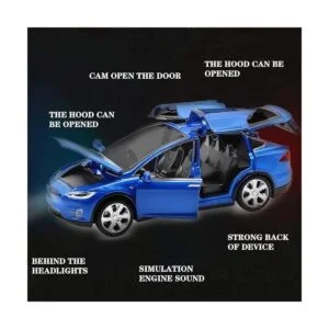 Toy Car Model X juguetes de coche de aleación con luces y