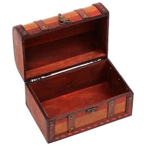 Trademark Innovations cofre decorativo pequeño de madera_3