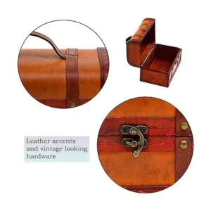 Trademark Innovations cofre decorativo pequeño de madera_4