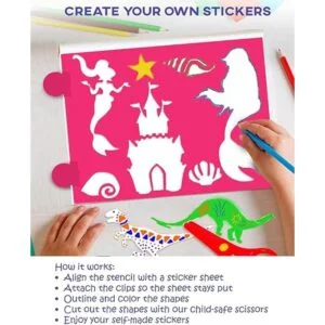 Toysical Juego de plantillas de dibujo para niños con_2