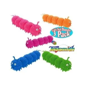 Toysmith Colorful Caterpillar Puffer Ball Party Set_2