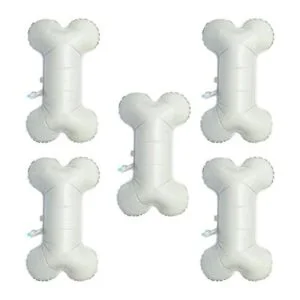 Toyvian Globo de aluminio con forma de hueso para_1