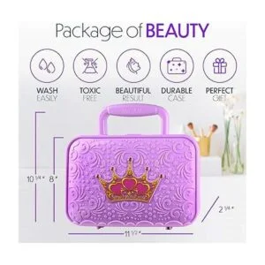 Toysical Kit de maquillaje para niños para niñas juego de_4