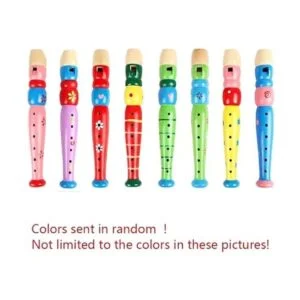 Tovip 2 piezas de madera para niños instrumento musical_3