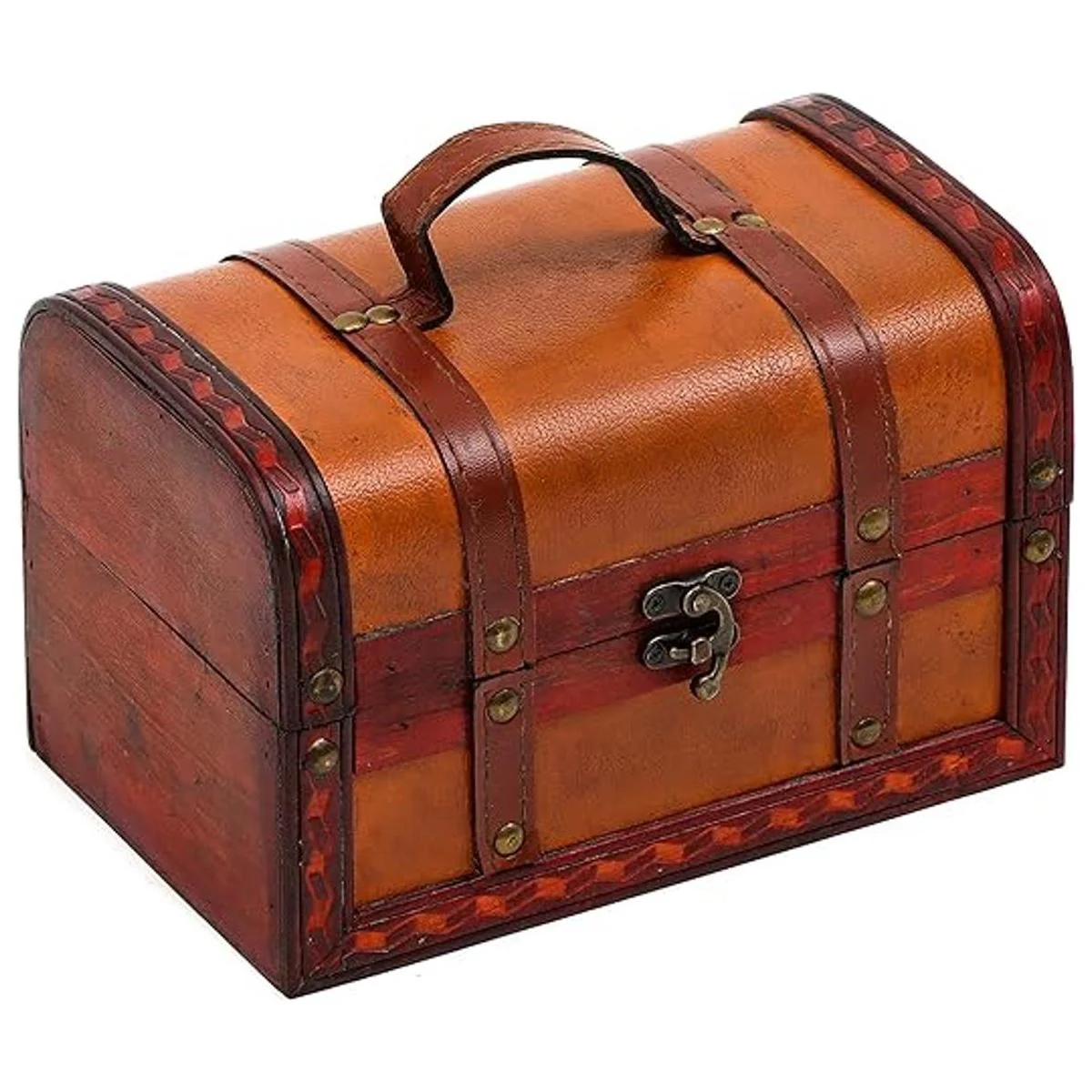 Trademark Innovations cofre decorativo pequeño de madera_1