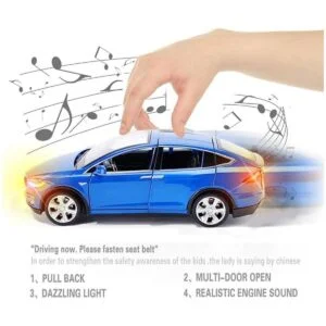 Toy Car Model X juguetes de coche de aleación con luces y