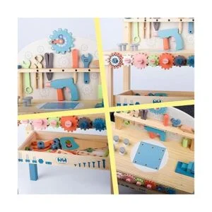 Toywoo Banco de herramientas para niños banco de trabajo_3