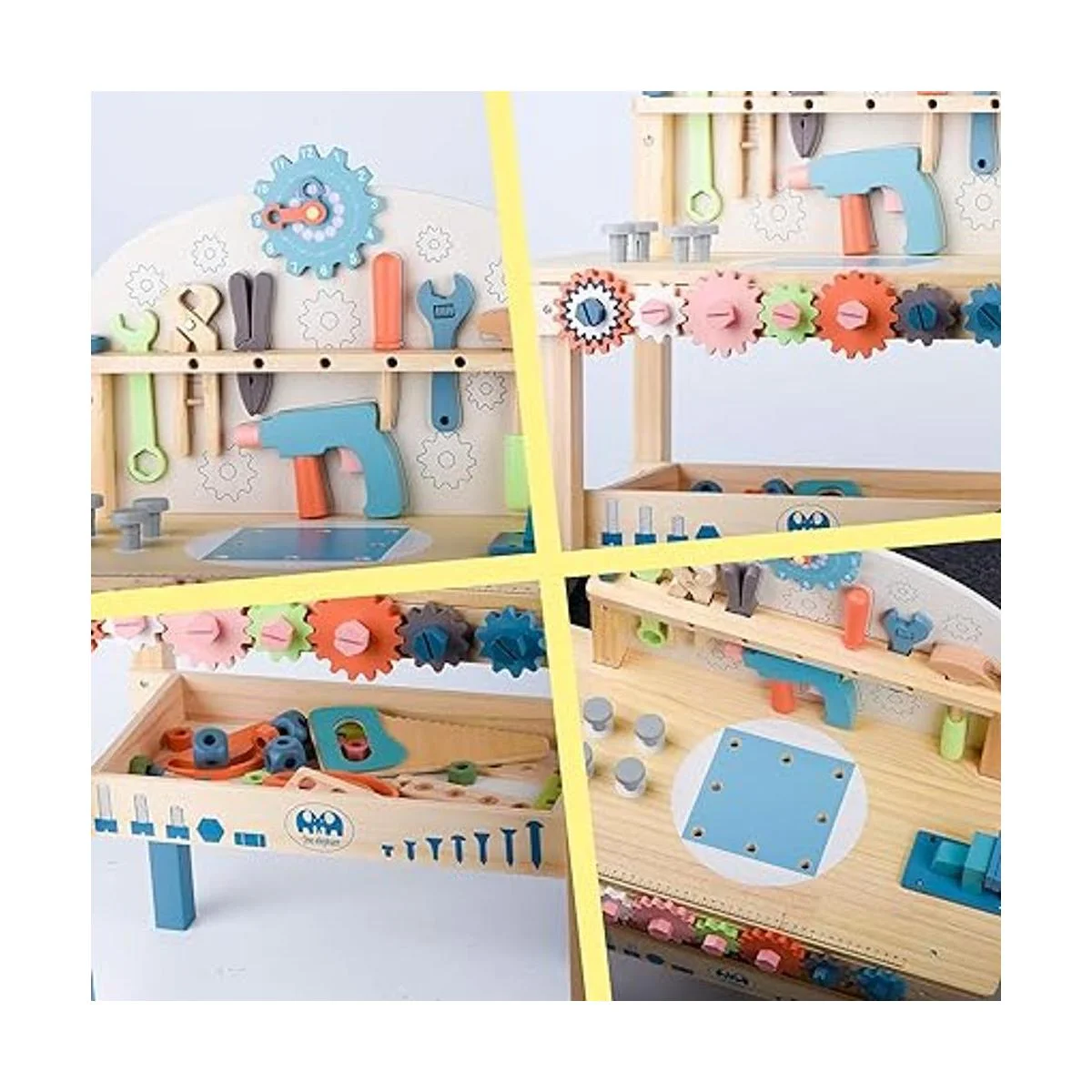Toywoo Banco de herramientas para niños banco de trabajo_3