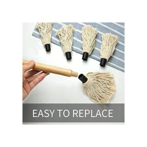 Trapeador de madera para asar a la parrilla de 18 pulgadas_3