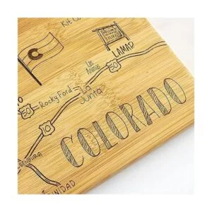 Totally Bamboo Destination Colorado Tabla de servir y_5