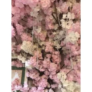 Tosnail Cadena de diamantes de imitación de 21.8 yardas