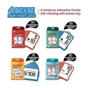 Torlam Tarjetas flash de matemáticas múltiples para niños