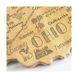 Totally Bamboo Destination Ohio State Tabla de servir y_6